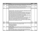 FOI Requests Disclosure Log - Q2 2021  front page preview
              