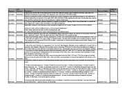 FOI Requests Disclosure Log - Q2 2024 front page preview
              